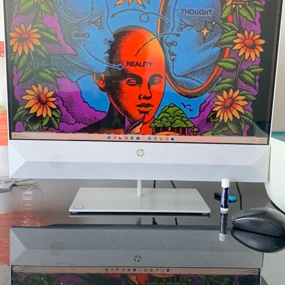HP Pavilion 23 inch screen 1gb all in one computer.